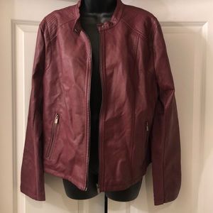NY&Co. Purple Leather Jacket